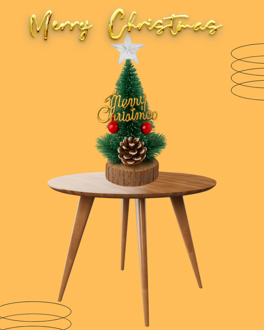Glowing Mini Christmas Tree – LED Festive Table Decor